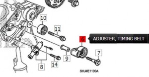 Rodamiento Tensor distribucion Honda Serie J